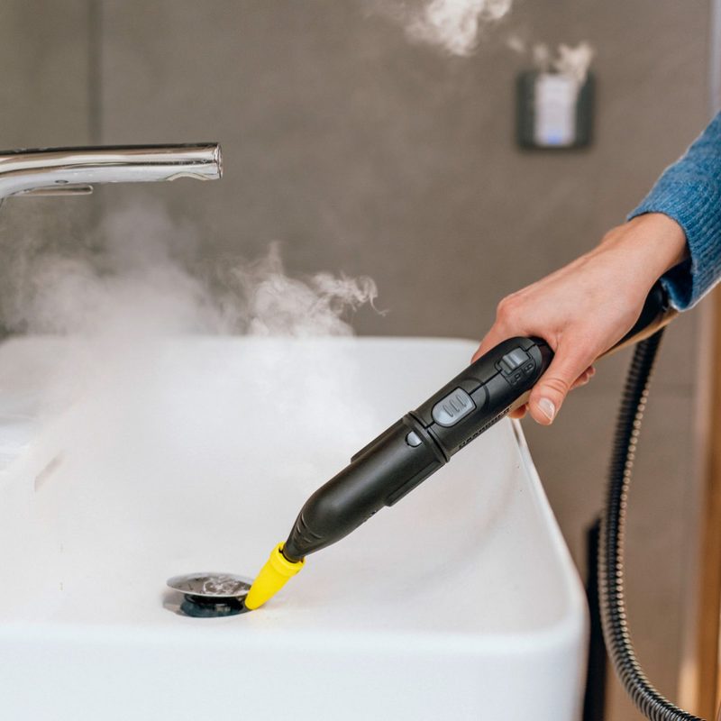 Karcher SC 2 Deluxe Steam Cleaner | LED Display, 2-Step Steam Control, Hygienic Cleaning Without Chemicals