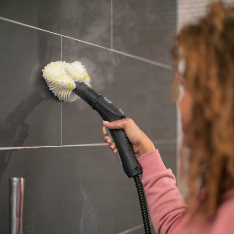 Karcher SC 2 Deluxe Steam Cleaner | LED Display, 2-Step Steam Control, Hygienic Cleaning Without Chemicals