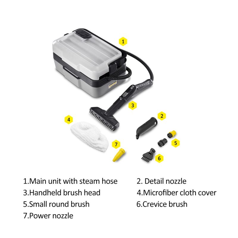 Karcher SG 2/2 Expert High-Flow Steam Cleaner | 30-Second Heat-Up, 3 Bar Pressure & Chemical-Free Deep Cleaning