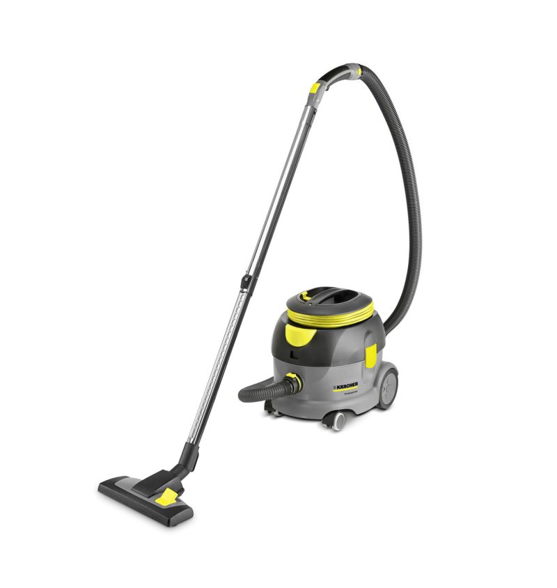 Karcher T 12/1 Dry Vacuum Cleaner | Powerful, Quiet, 6-Way Filter, Foot Switch, Ideal for Offices & Hotels