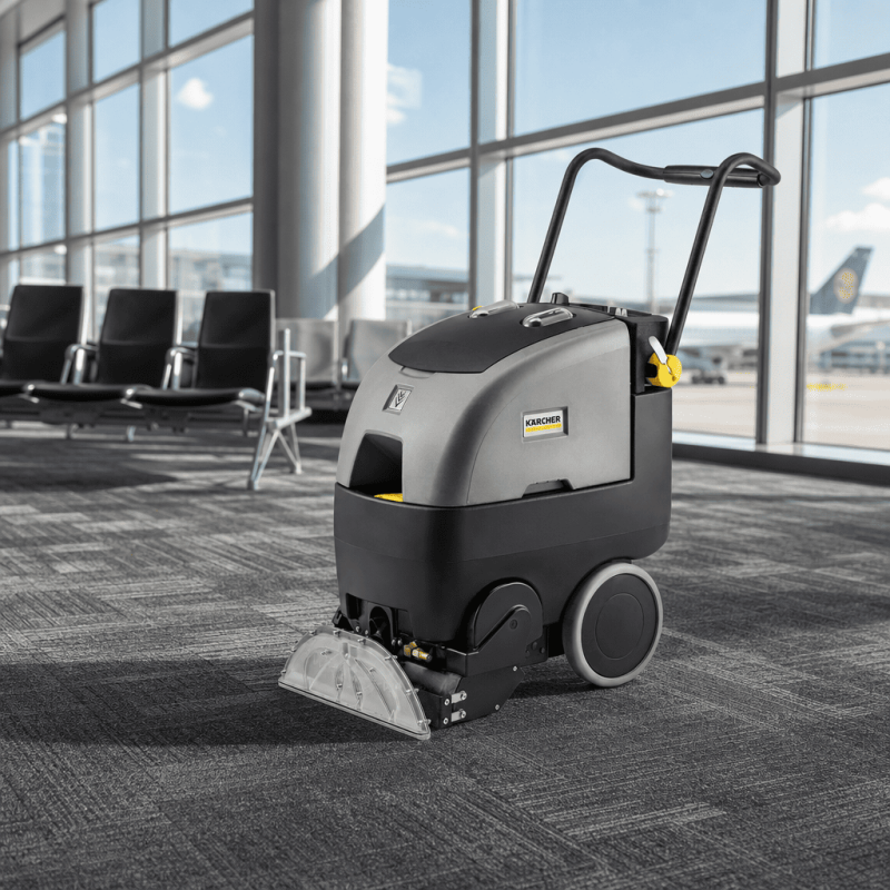 Karcher BRC 40/34 C Carpet Cleaning Machine | Spray Extraction, Low Residual Moisture & EASY Operation