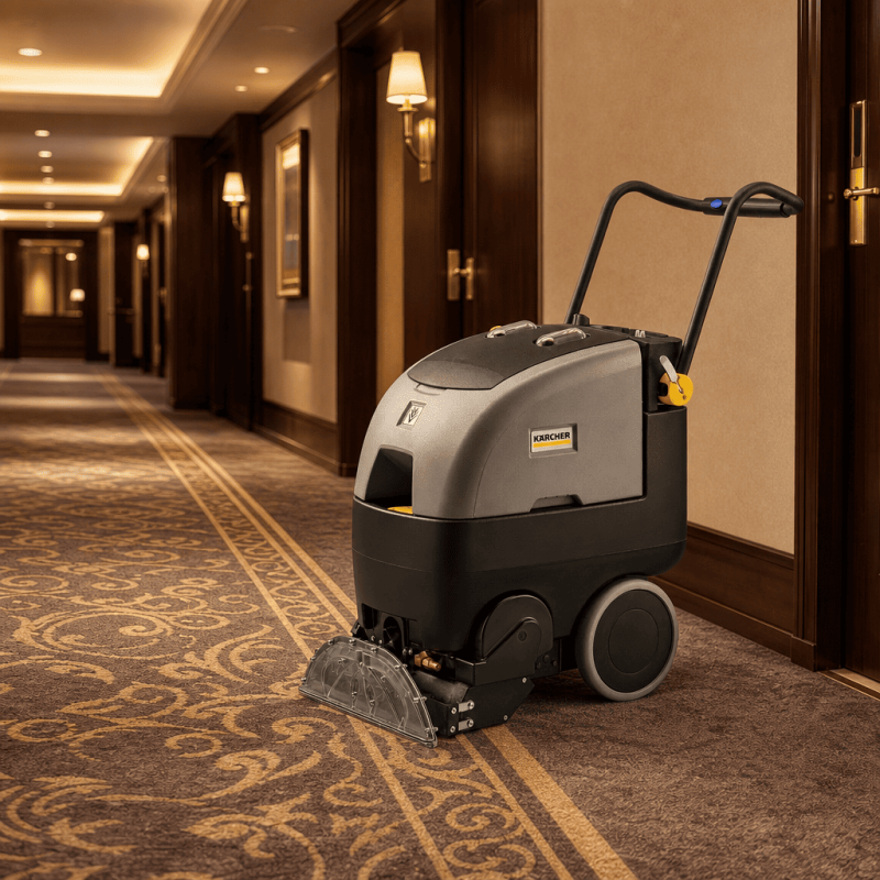 Karcher BRC 40/34 C Carpet Cleaning Machine | Spray Extraction, Low Residual Moisture & EASY Operation
