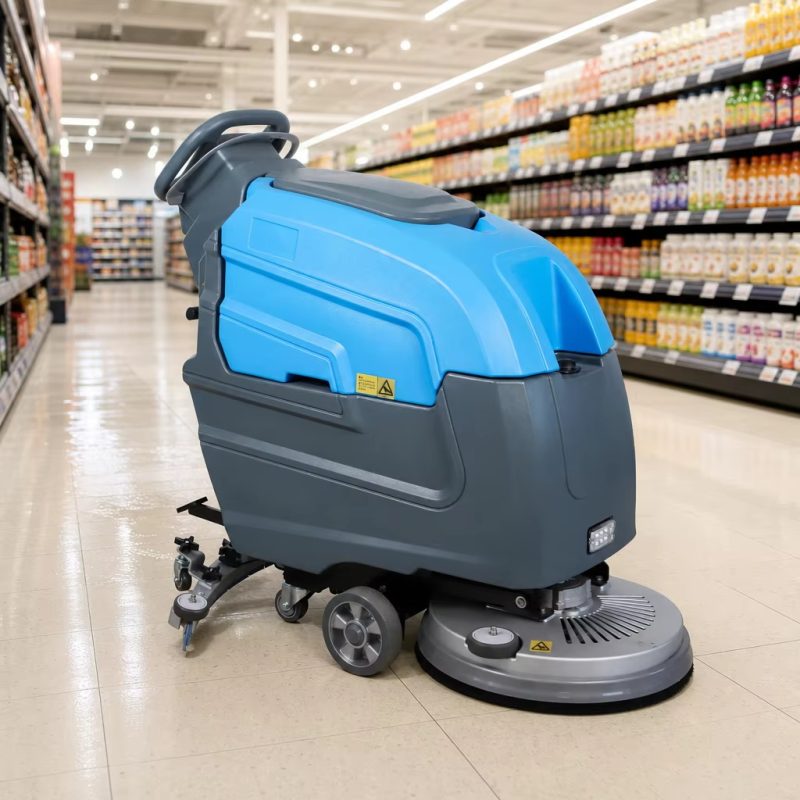 KH-H70 Self-Propelled Floor Scrubber | 550W Brush, 450W Vacuum, 62L/67L Tanks & 2650 m²/h for Workshops