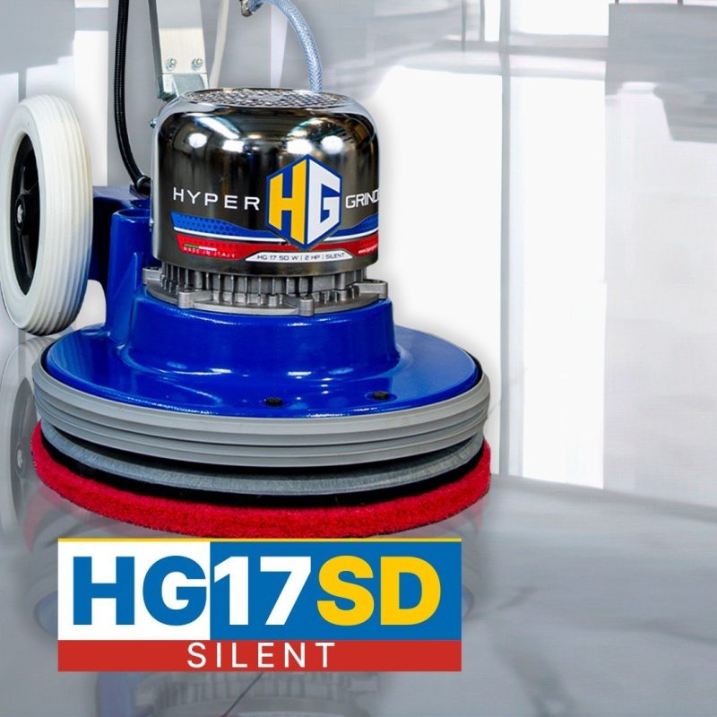 HG 17SD SILENT Single-Disc Machine | Ultra-Quiet 2HP Motor, Heavy-Duty Design & Professional Floor Treatment