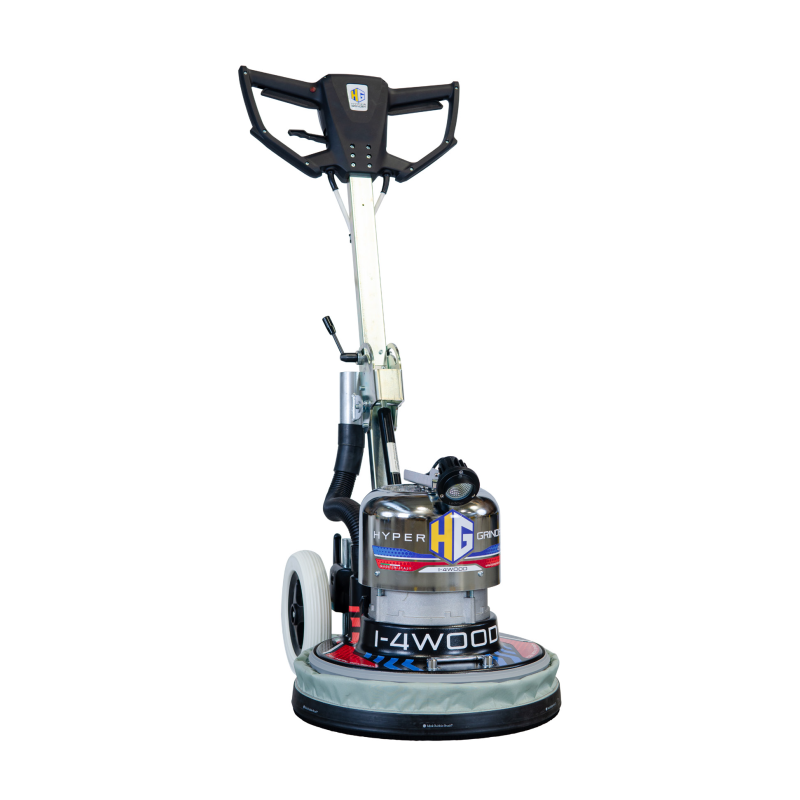 I-4 WOOD 4-Head Planetary Sander | Counter-Rotating Heads, 4 HP Motor & Perfect Finish for Wood, Parquet & Concrete