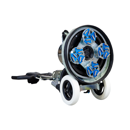 I-4 WOOD 4-Head Planetary Sander | Counter-Rotating Heads, 4 HP Motor & Perfect Finish for Wood, Parquet & Concrete