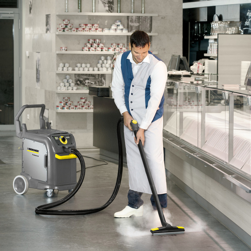 Karcher SGV 8/5 Steam Vacuum Cleaner | 8 Bar Pressure, 70°C Hot Water, 7 Modes & Chemical-Free Deep Cleaning for Professionals