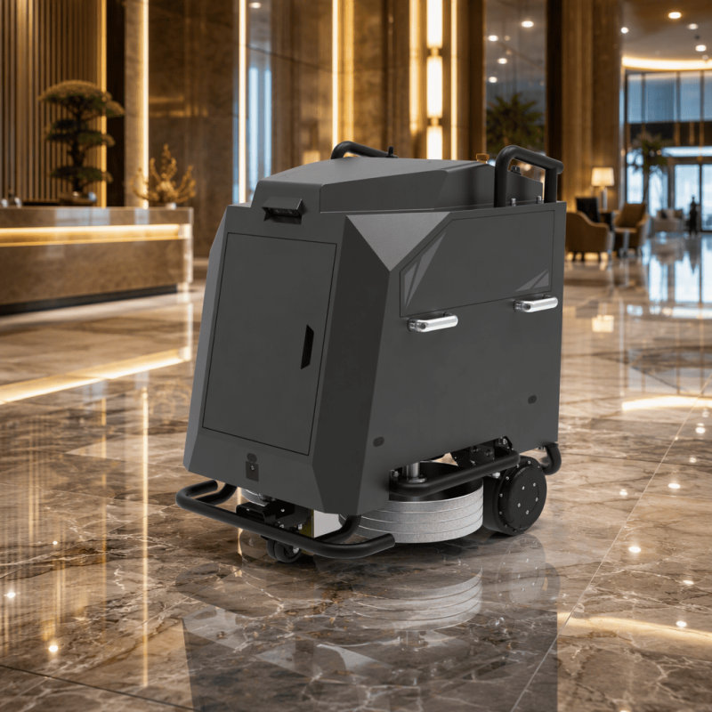 Intelligent Stone Floor Maintenance Robot | AI Navigation, 120 m²/h, 7h Runtime & LiDAR for Marble & Granite