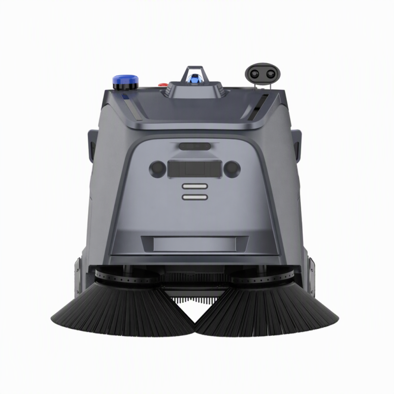 BEETLE Heavy-Duty Robot Sweeper | AI Spot Cleaning for Logistics Centers & Parking Lots
